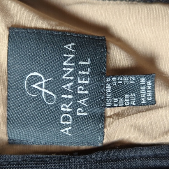 Adrianna Papell Off-Shoulder Lace Dress - Picture 10 of 15